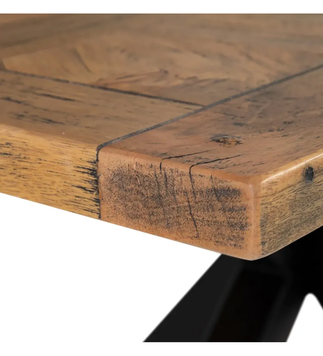 Stół OKYNTOS 160 cm drewno mango brązowy*Zona-Design