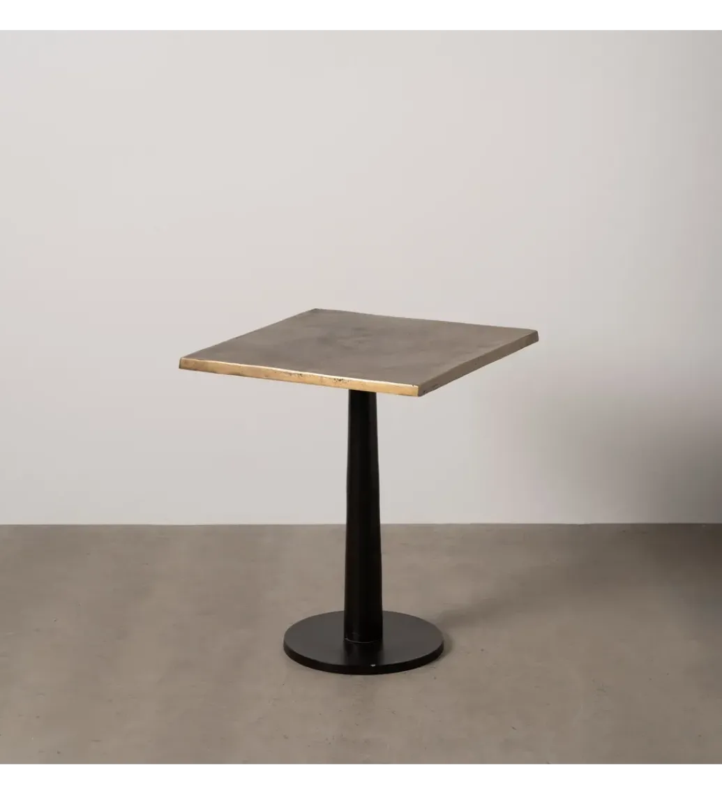 Stolik bistro AHERAT 60 cm antyczne złoto*Zona-Design Online
