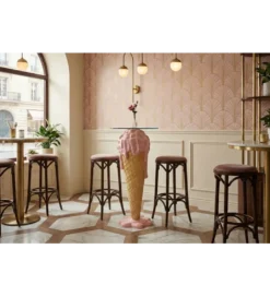 Stolik bistro ICE CREAM 105 cm*Invicta Interior Clearance