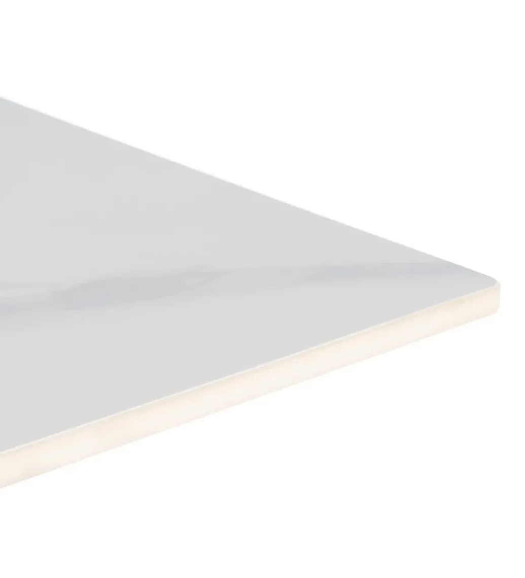 Stolik bistro SINTERED 80 cm efekt marmuru biały*Zona-Design Hot