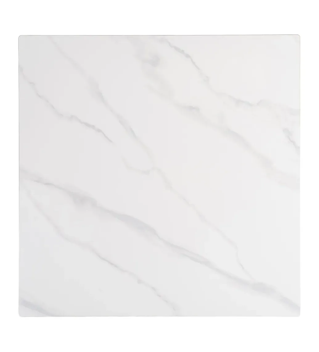 Stolik bistro SINTERED 80 cm efekt marmuru biały*Zona-Design Hot