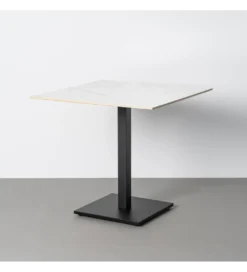 Stolik bistro SINTERED 80 cm efekt marmuru biały*Zona-Design Hot