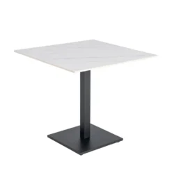 Stolik bistro SINTERED 80 cm efekt marmuru biały*Zona-Design Hot