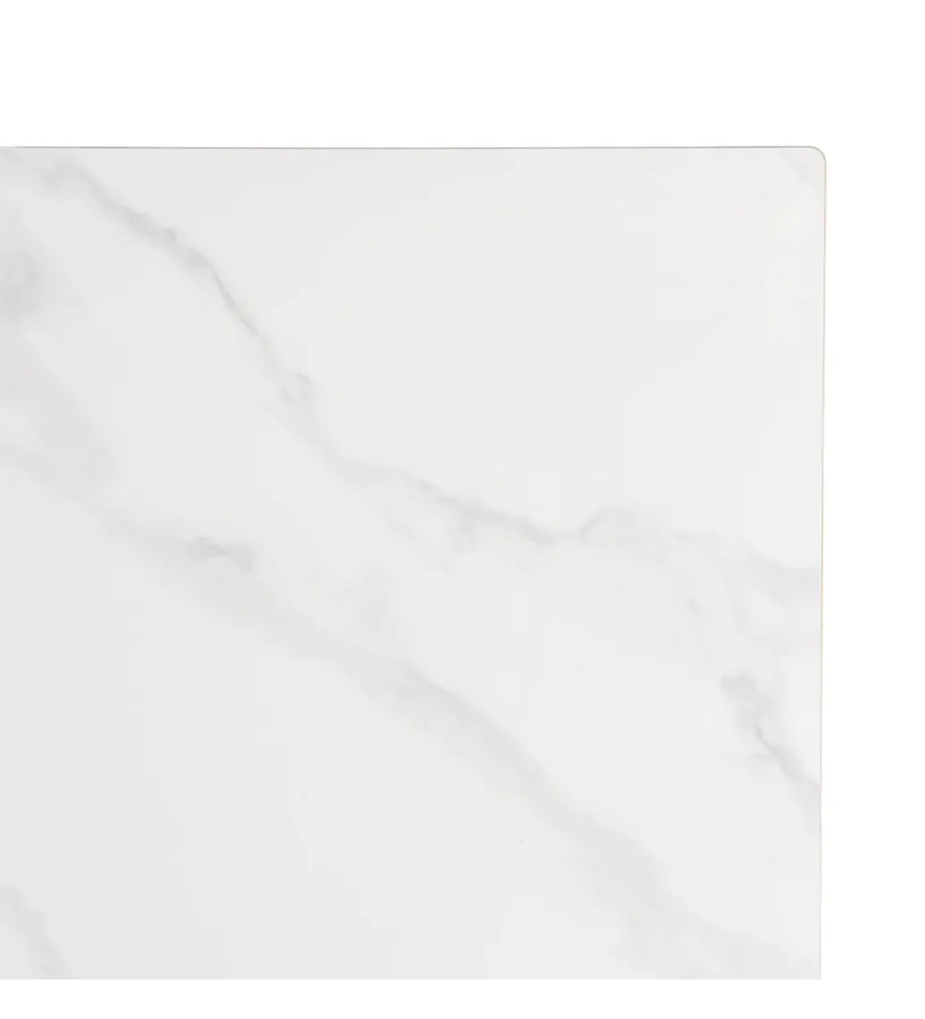 Stolik bistro SINTERED 80 cm efekt marmuru biały*Zona-Design Hot