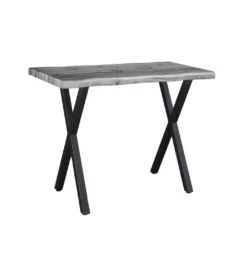 Stolik bistro WILD 120 cm drewno dębu szary*Invicta Interior