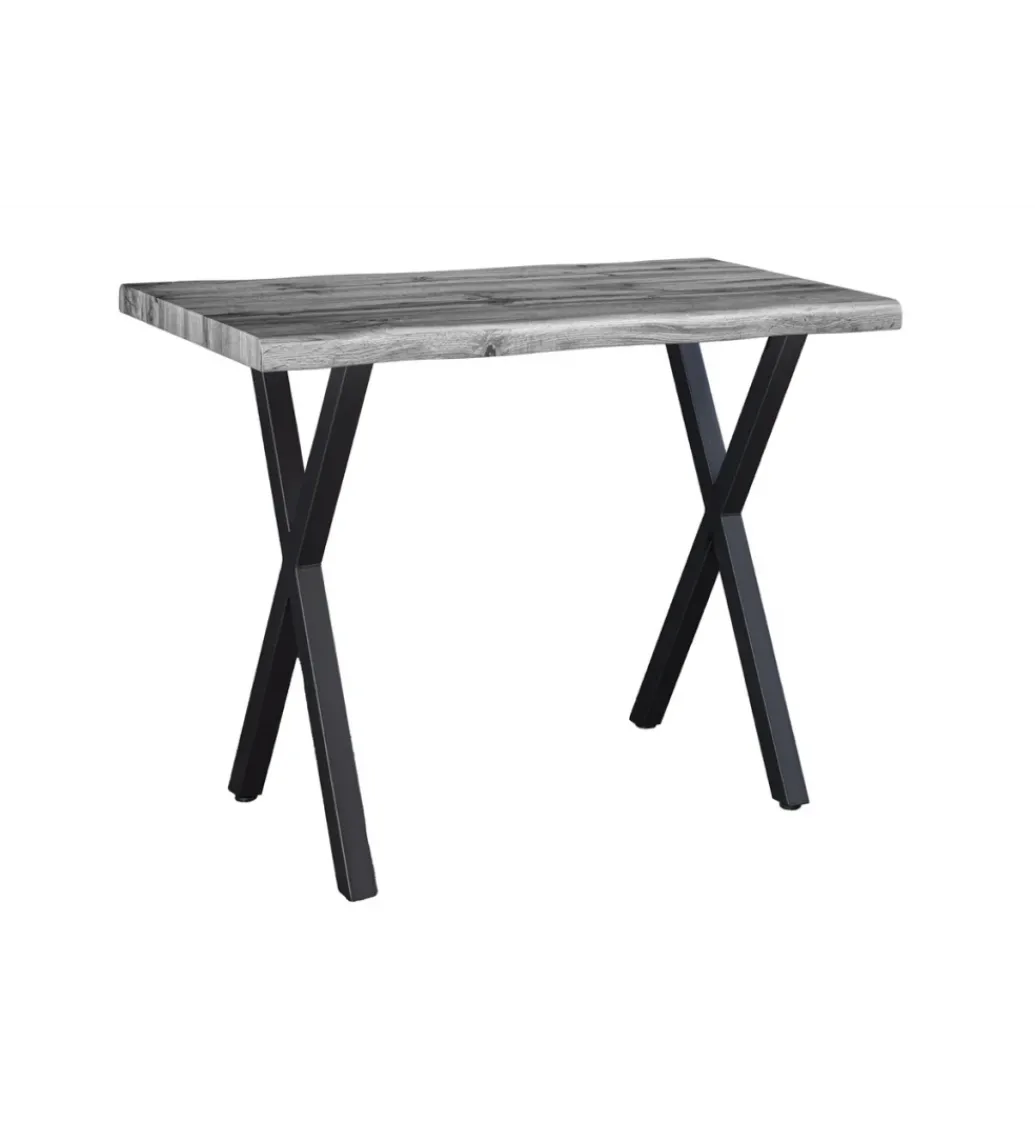Stolik bistro WILD 120 cm drewno dębu szary*Invicta Interior