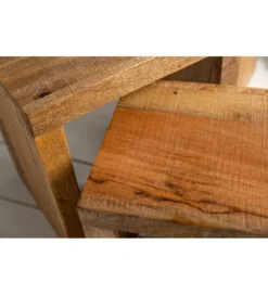 Stolik Finice Craft kawowy Makassar SET 3 drewno mango*Invicta Interior Hot