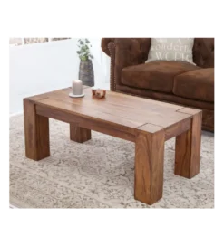 Stolik FINICE Makassar 100 cm drewno sheesham*Invicta Interior - przedsprzedaż Hot