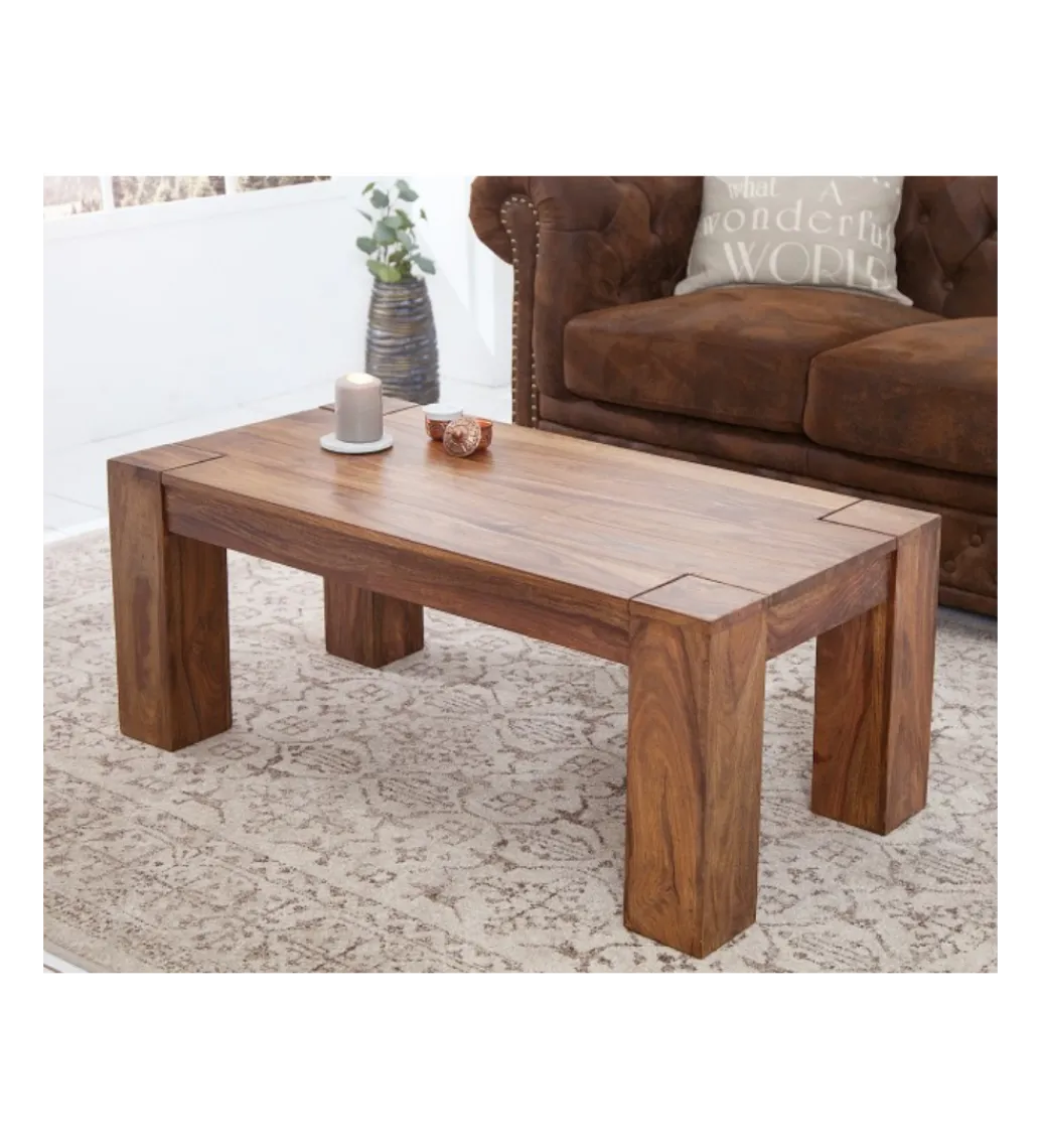 Stolik FINICE Makassar 100 cm drewno sheesham*Invicta Interior - przedsprzedaż Hot