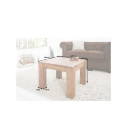 Stolik FINICE Makassar 60 cm drewno Sheesham*Invicta Interior New