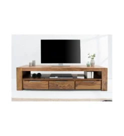 Stolik FINICE Makassar pod TV 170 cm drewno Sheesham*Invicta Interior Outlet