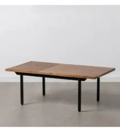 Stolik kawowy ABNER 110 cm drewno mango Brązowa*Zona-Design New
