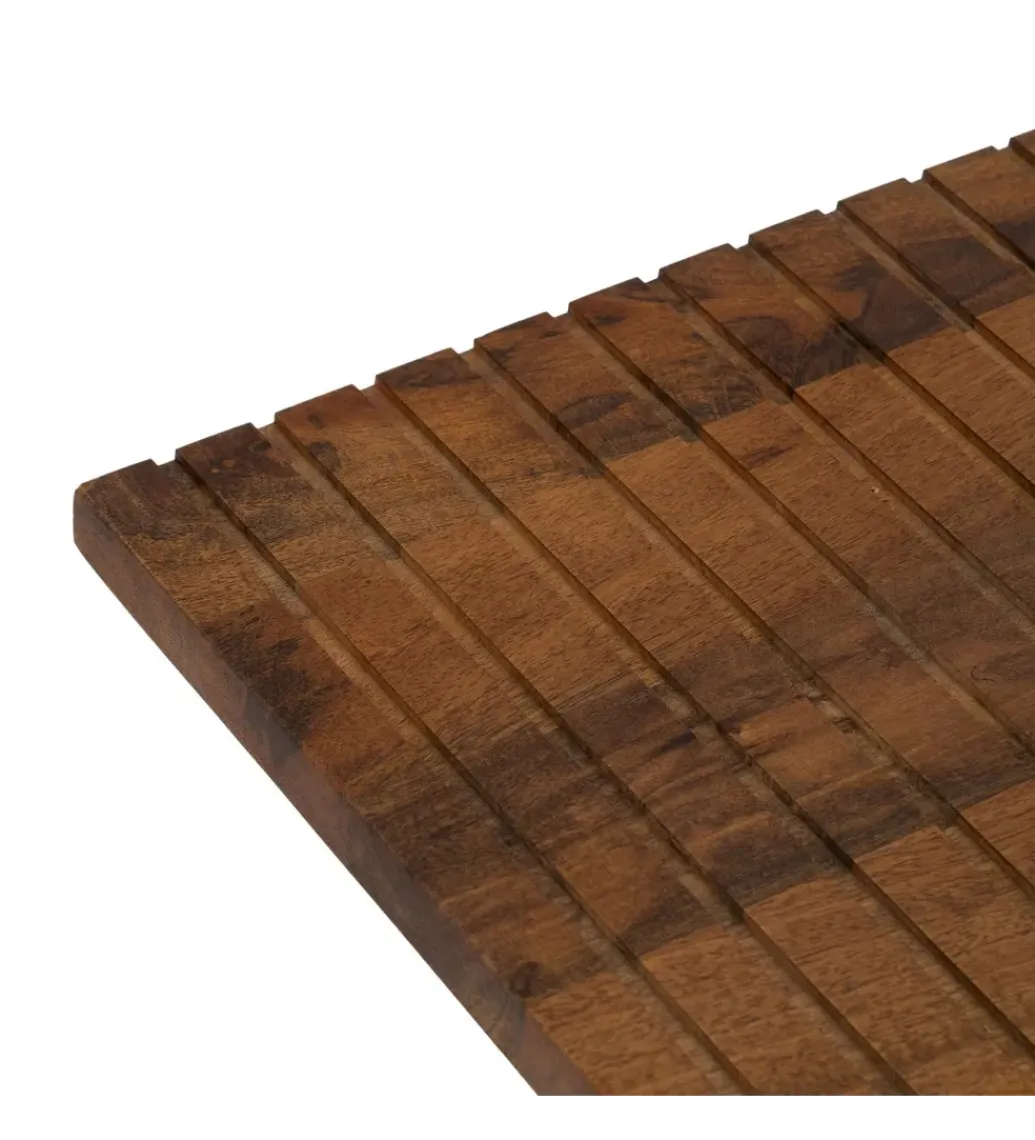 Stolik kawowy ABNER 110 cm drewno mango Brązowa*Zona-Design New
