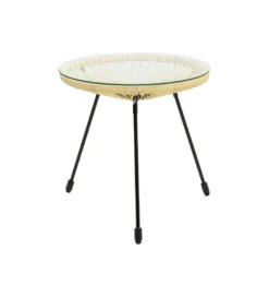 Stolik kawowy ACAPULCO BUTTER 50 cm żółty*KARE Sale
