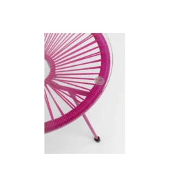 Stolik kawowy ACAPULCO 50 cm mono różowy*KARE Clearance