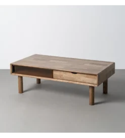 Stolik kawowy AMY 120 cm drewno kauczuk*Zona-Design New
