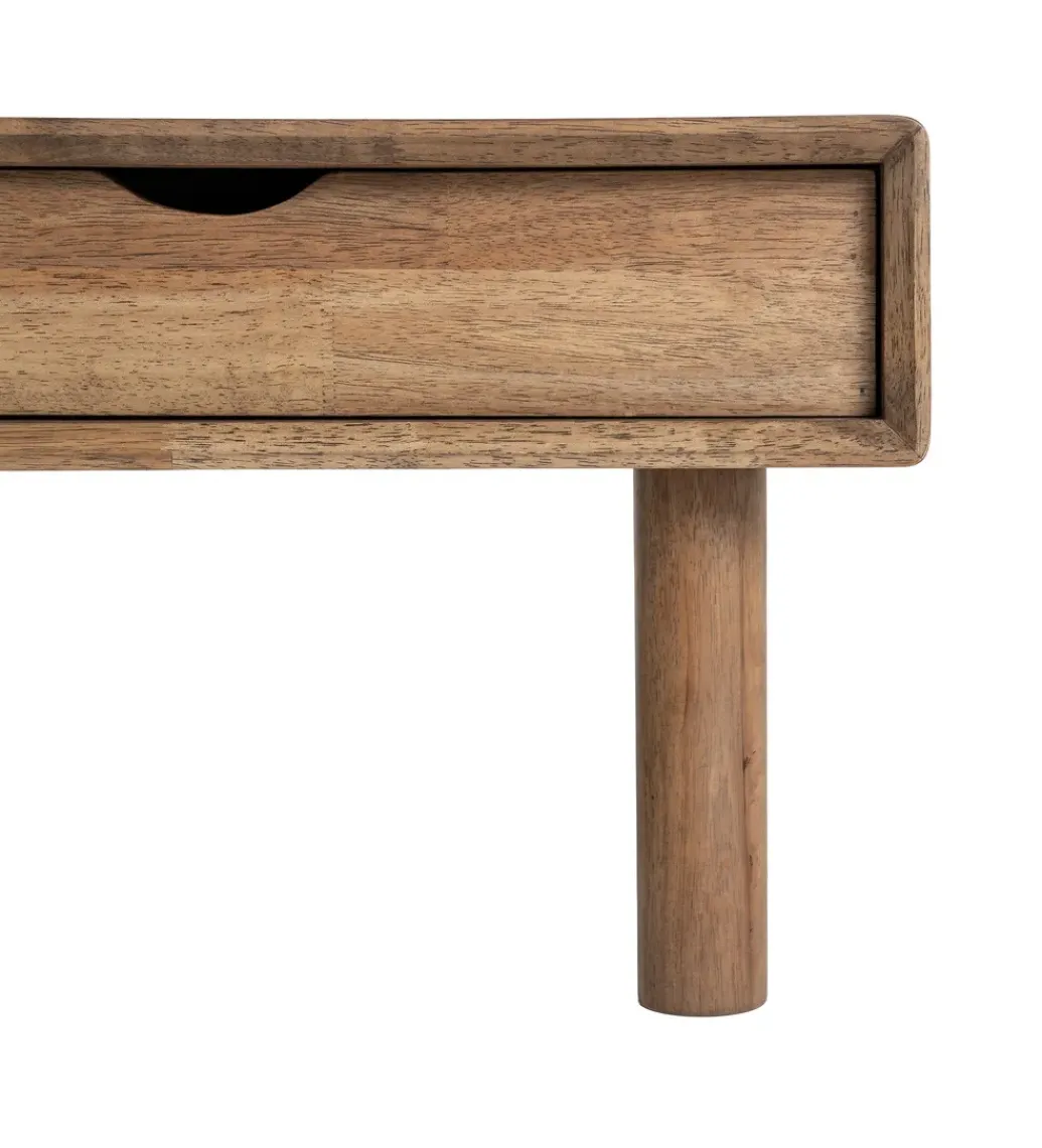 Stolik kawowy AMY 120 cm drewno kauczuk*Zona-Design New