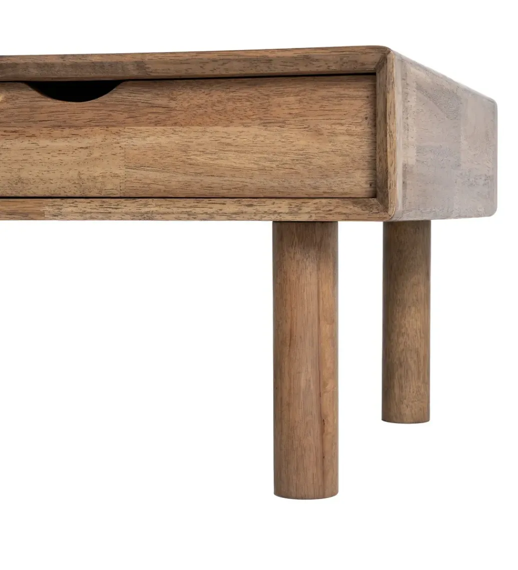Stolik kawowy AMY 120 cm drewno kauczuk*Zona-Design New