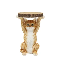 Stolik kawowy ANIMAL MS CAT 33 cm brązowy*KARE Discount