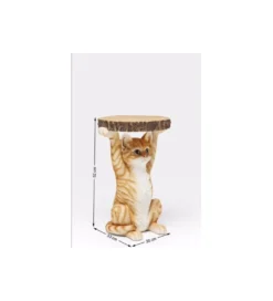 Stolik kawowy ANIMAL MS CAT 33 cm brązowy*KARE Discount