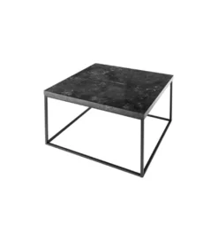 Stolik kawowy ARCHITECTURE 60 cm w optyce czarnego marmuru*Invicta Interior Hot