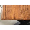 Stolik kawowy ARKTYKA Mammut X 120 cm drewno akacja honey*Invicta Interior Outlet
