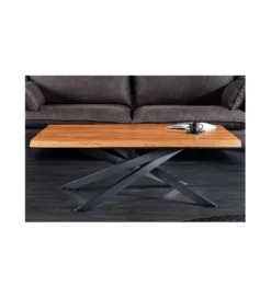 Stolik kawowy ARKTYKA Mammut 110 cm drewno akacja*Invicta Interior Discount