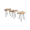 Stolik kawowy Aspen 50 cm dewno teak*KARE