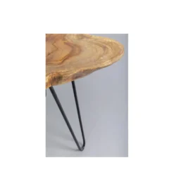 Stolik kawowy Aspen 50 cm dewno teak*KARE