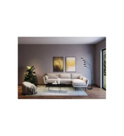 Stolik kawowy ASPEN 100 cm drewno teak czarny*KARE Sale