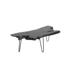 Stolik kawowy ASPEN 100 cm drewno teak czarny*KARE Sale