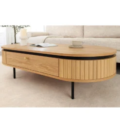 Stolik kawowy ATELIER 120 cm kolor dębu*Invicta Interior Discount