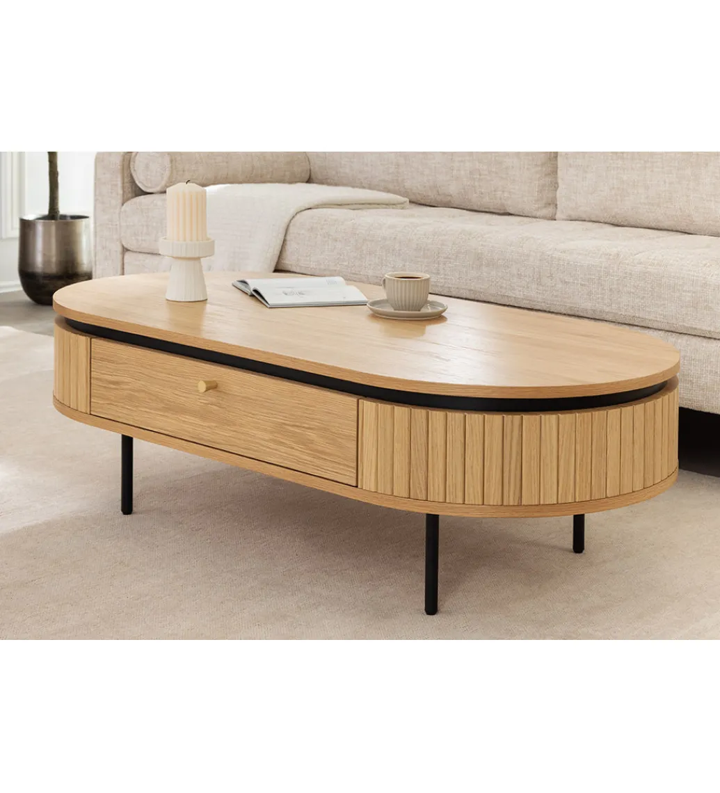 Stolik kawowy ATELIER 120 cm kolor dębu*Invicta Interior Discount