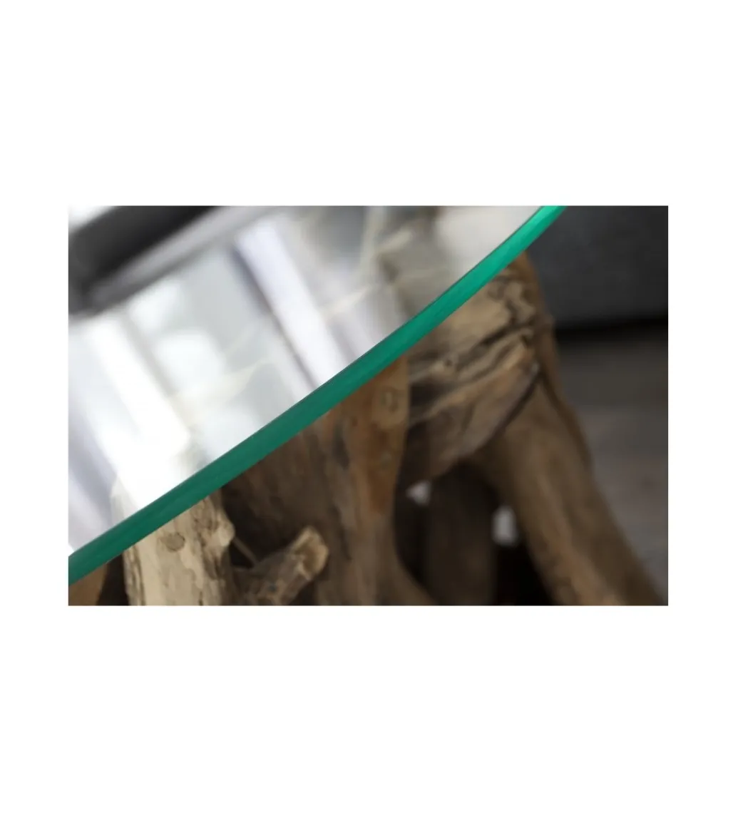 Stolik kawowy Aylin 60 cm teak*Invicta Interior Online
