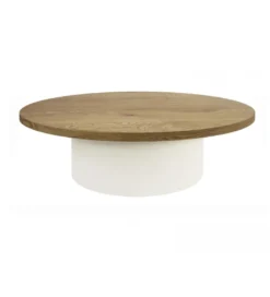 Stolik kawowy BABAYA 100 cm drewno jesion*Imeri Online