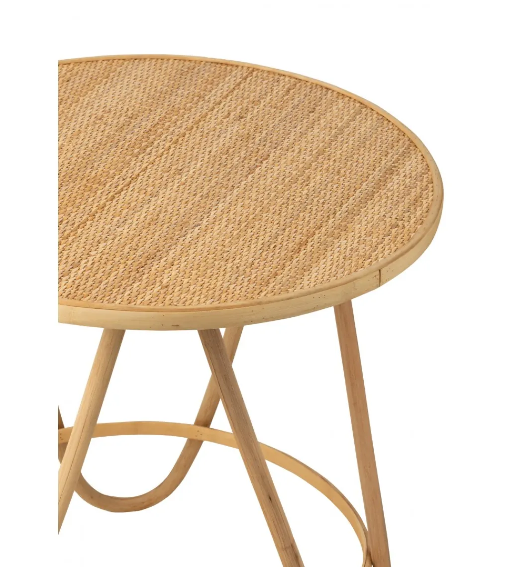 Stolik kawowy BALIA 60 cm rattan*J-Line