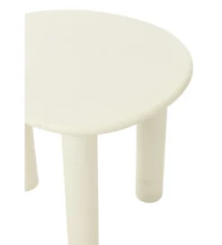 Stolik kawowy BALI 51cm biały*J-Line Best