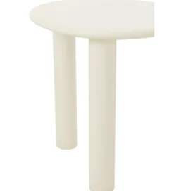 Stolik kawowy BALI 51cm biały*J-Line Best