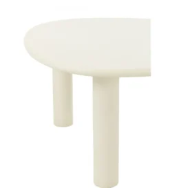 Stolik kawowy BALI 75 cm biały*J-Line