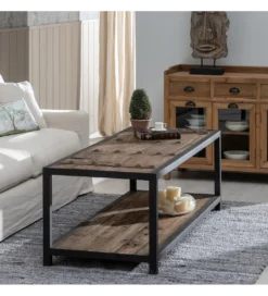 Stolik kawowy BANUTA 165 cm drewno wiązu*Zona-Design Best