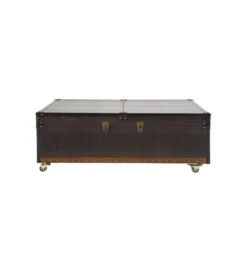 Stolik kawowy BAR GLOBETROTTER 120 cm brązowy*KARE Clearance