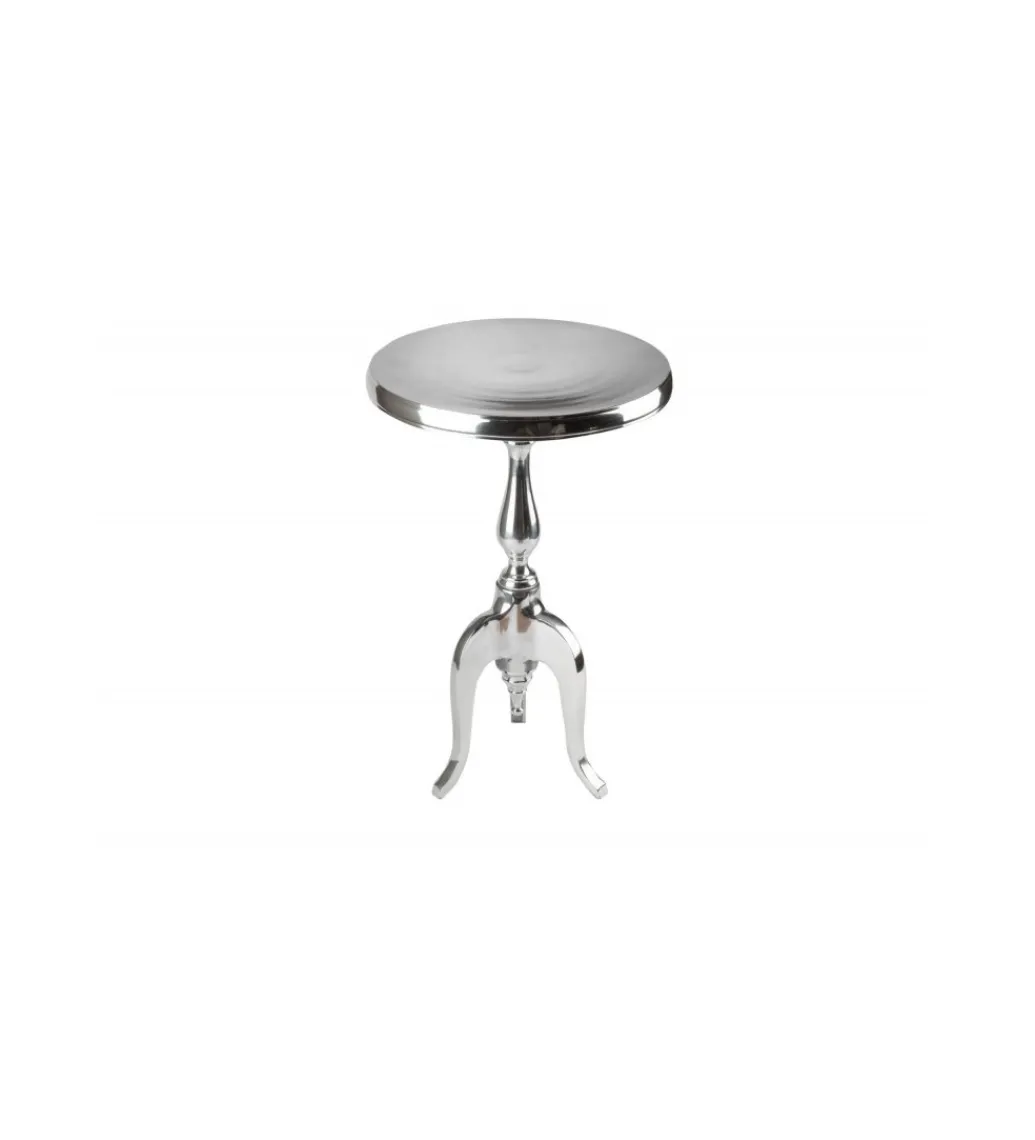 Stolik kawowy Barock Jardin 55 cm srebrny*Invicta Interior Clearance