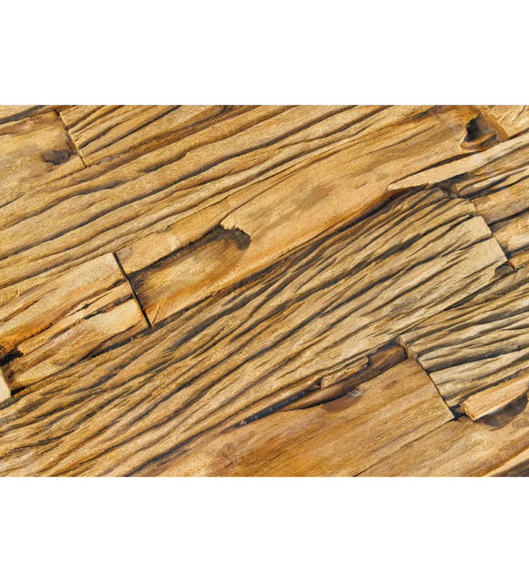 Stolik kawowy BARRACUDA110 cm drewno teak bez szkła*Invicta Interior Sale
