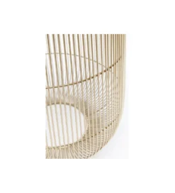 Stolik kawowy BEAM 32 cm biały marmur brąz*KARE New