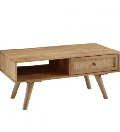 Stolik kawowy BELIZE 90 cm drewno mango*WOHNLING, GERMANY