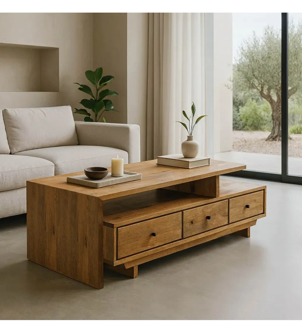 Stolik kawowy BENTO 150 cm drewno mango naturalny*Zona-Design
