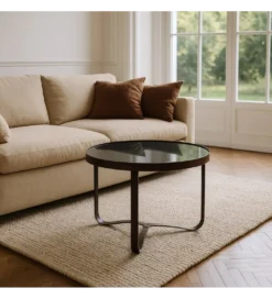 Stolik kawowy boczny ADESOM 50 cm ciemnobrązowy*Zona-Design Sale