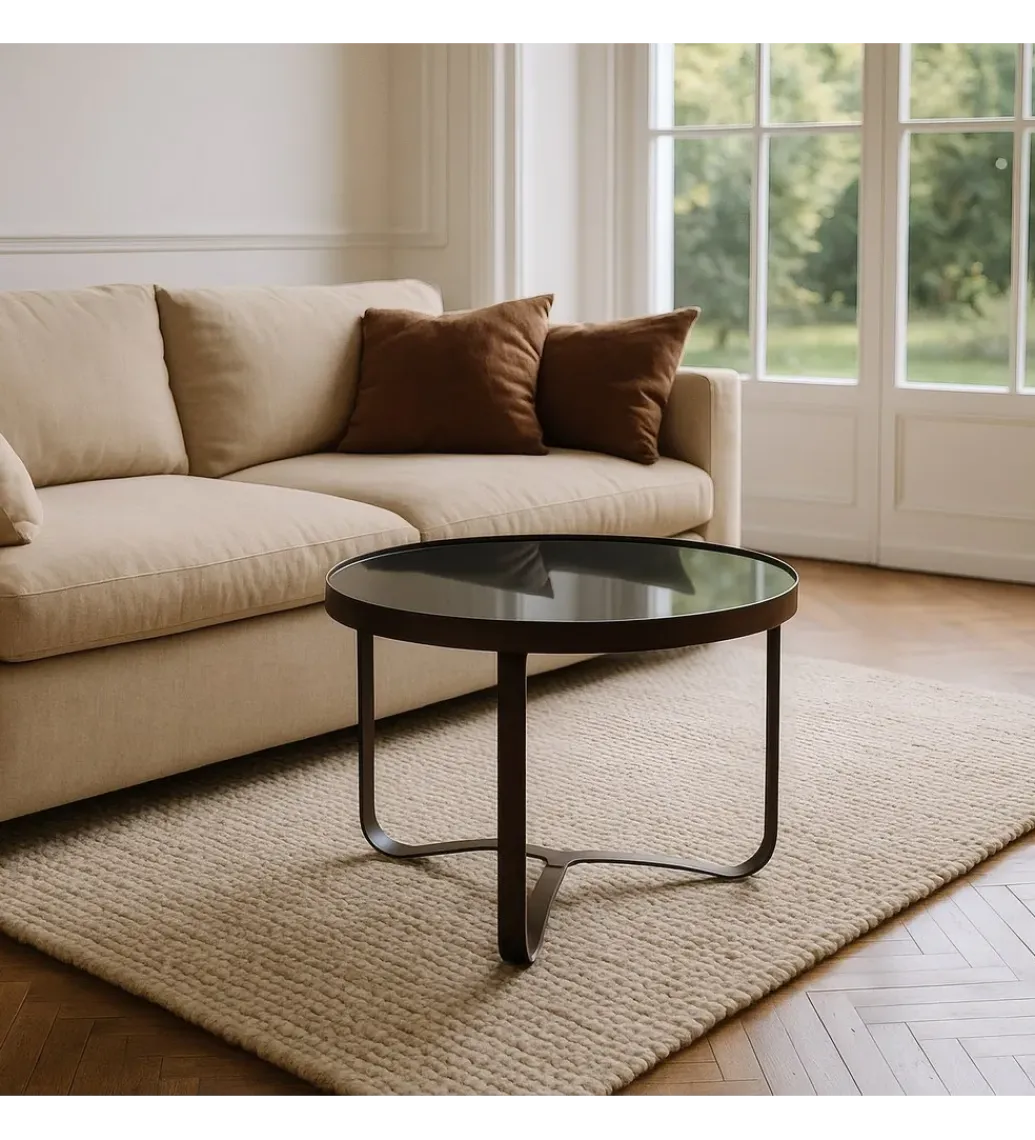 Stolik kawowy boczny ADESOM 50 cm ciemnobrązowy*Zona-Design Sale