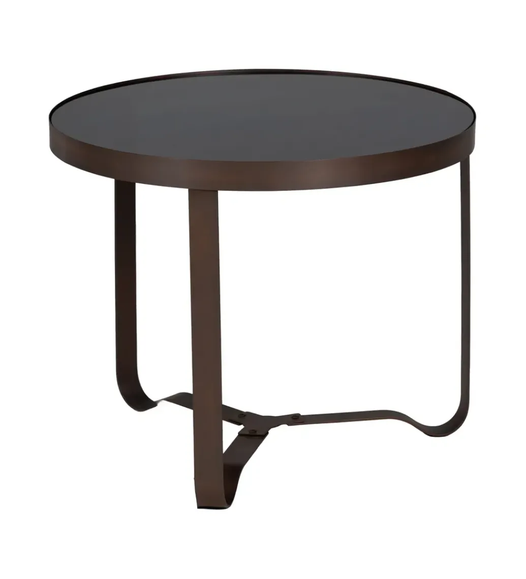 Stolik kawowy boczny ADESOM 50 cm ciemnobrązowy*Zona-Design Sale
