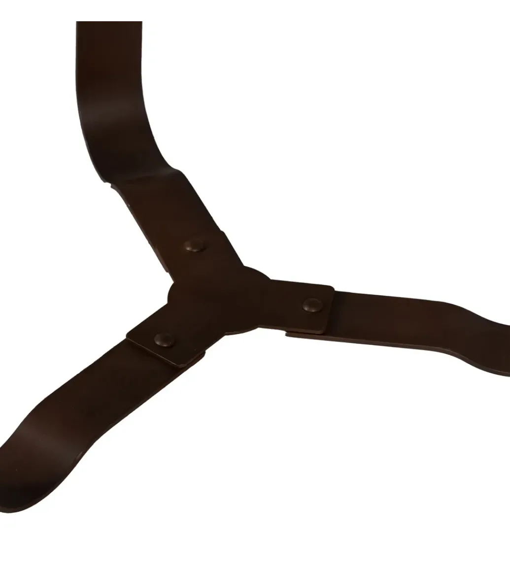 Stolik kawowy boczny ADESOM 45 cm ciemnobrązowy*Zona-Design Outlet